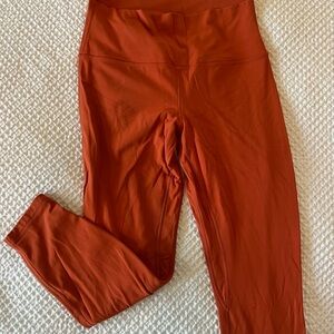 Lululemon Align HR Size 8 Orange